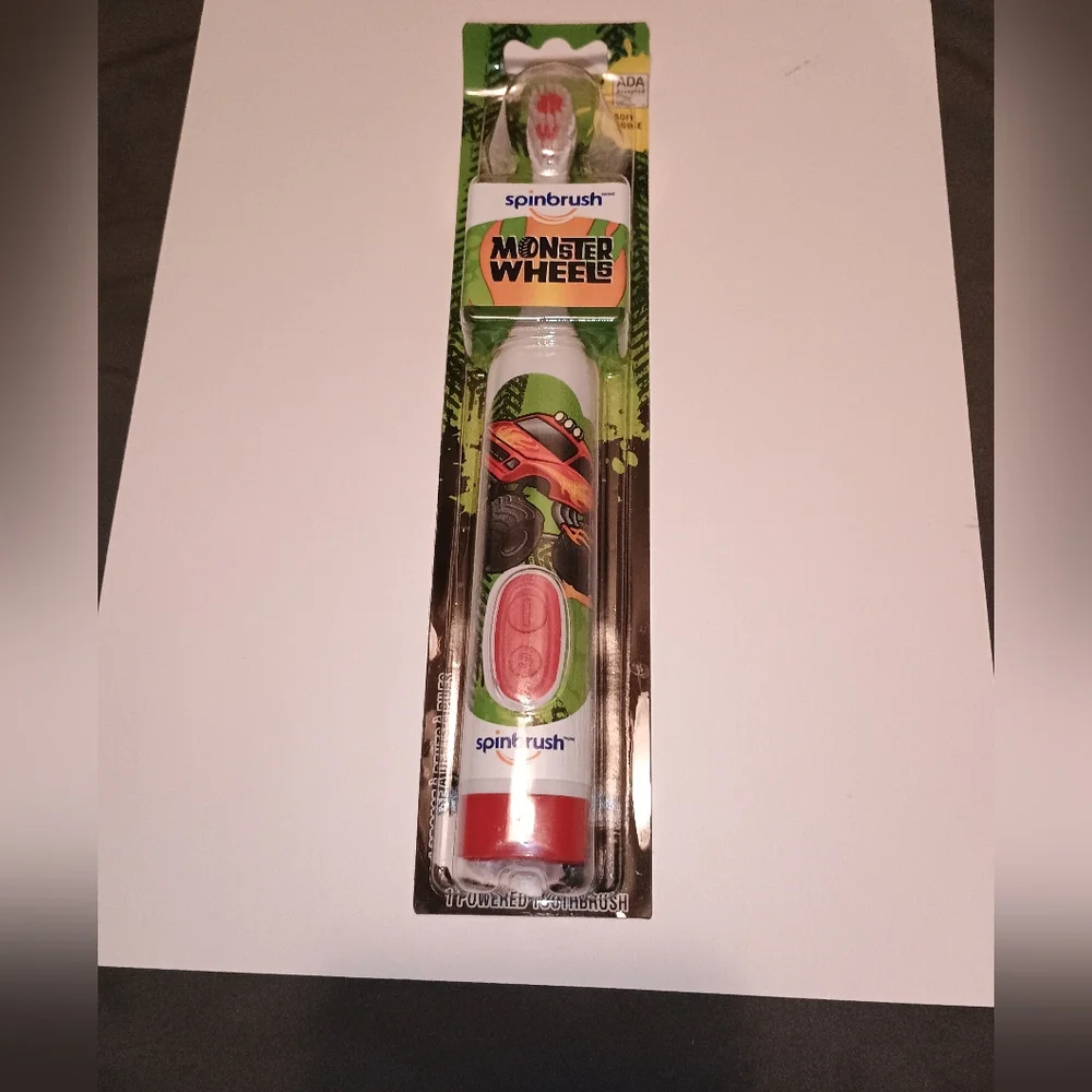 Monster Wheel Reptile Toothbrush - Red